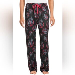 Men's Deadpool Wolverine Soft Fabric Sleep Pants Size Medium. NWT